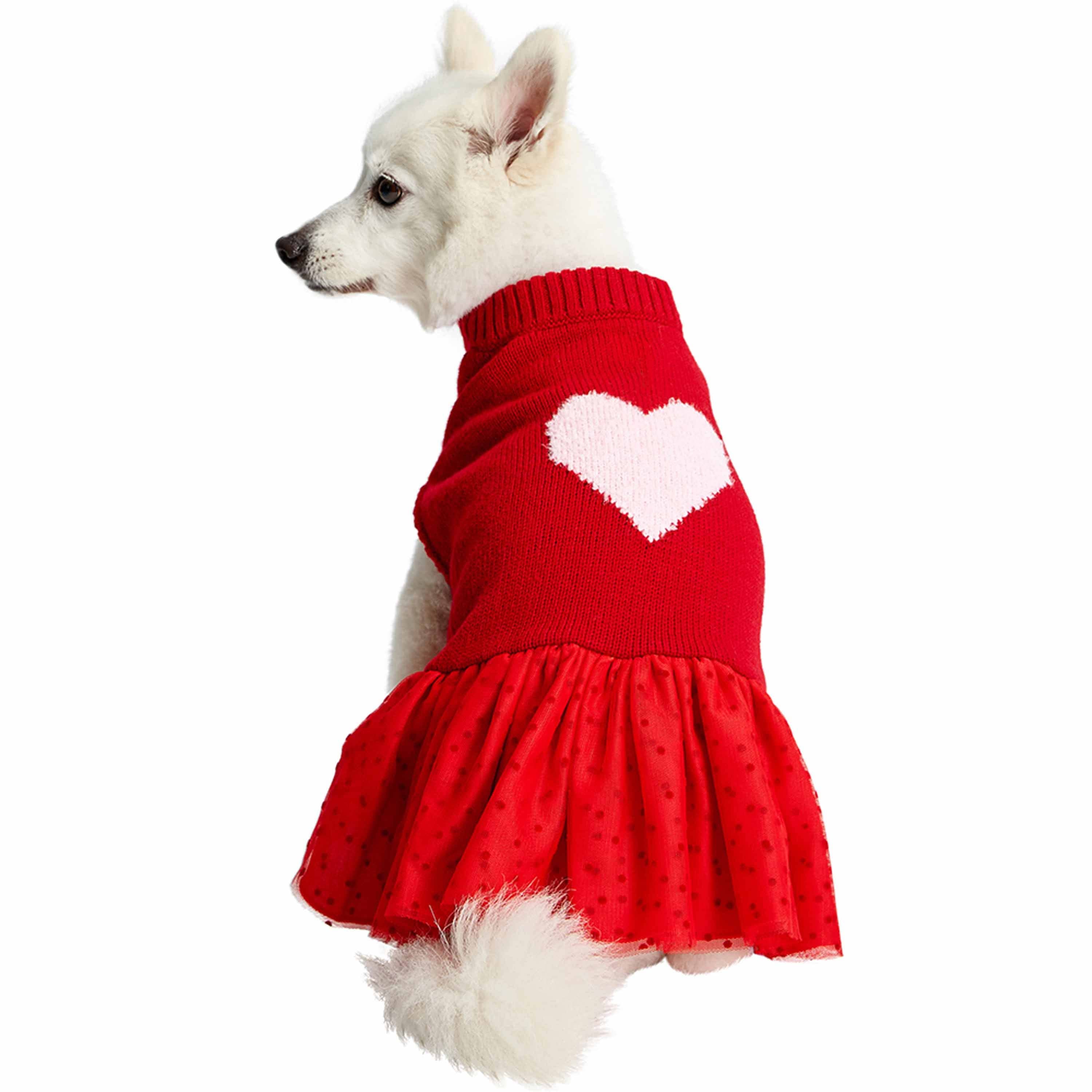Heart Dog Sweater & Sweater Dress – Eco-Friendly Knit | Adorable Everyday Style